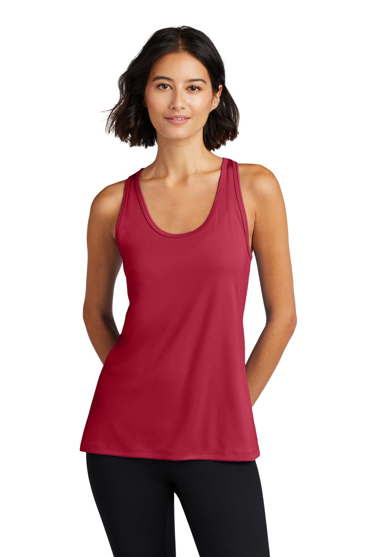 Port & Co Women's Performance Tank - Red