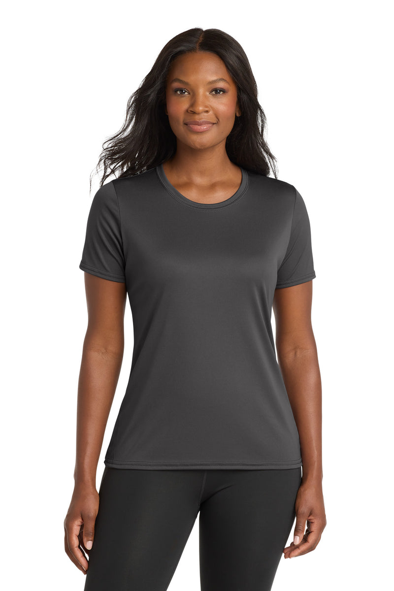 Port & Co Women's Performance Tee - Charcoal
