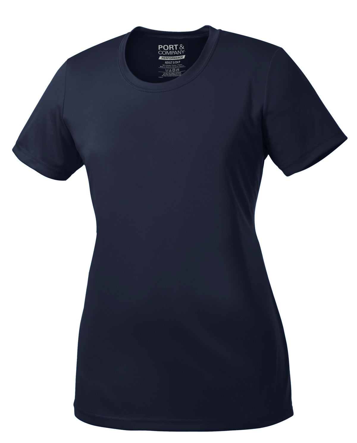 Port & Co Women's Performance Tee - Deep Navy
