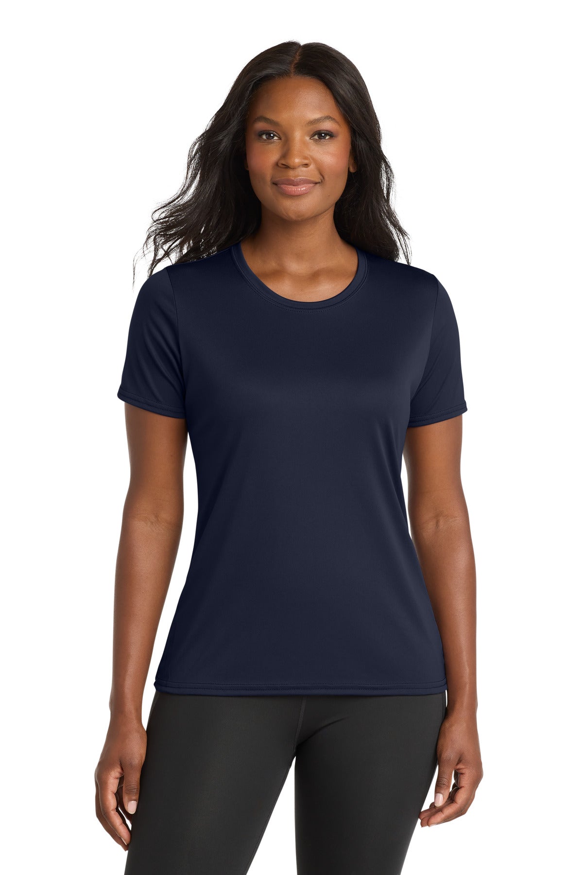 Port & Co Women's Performance Tee - Deep Navy