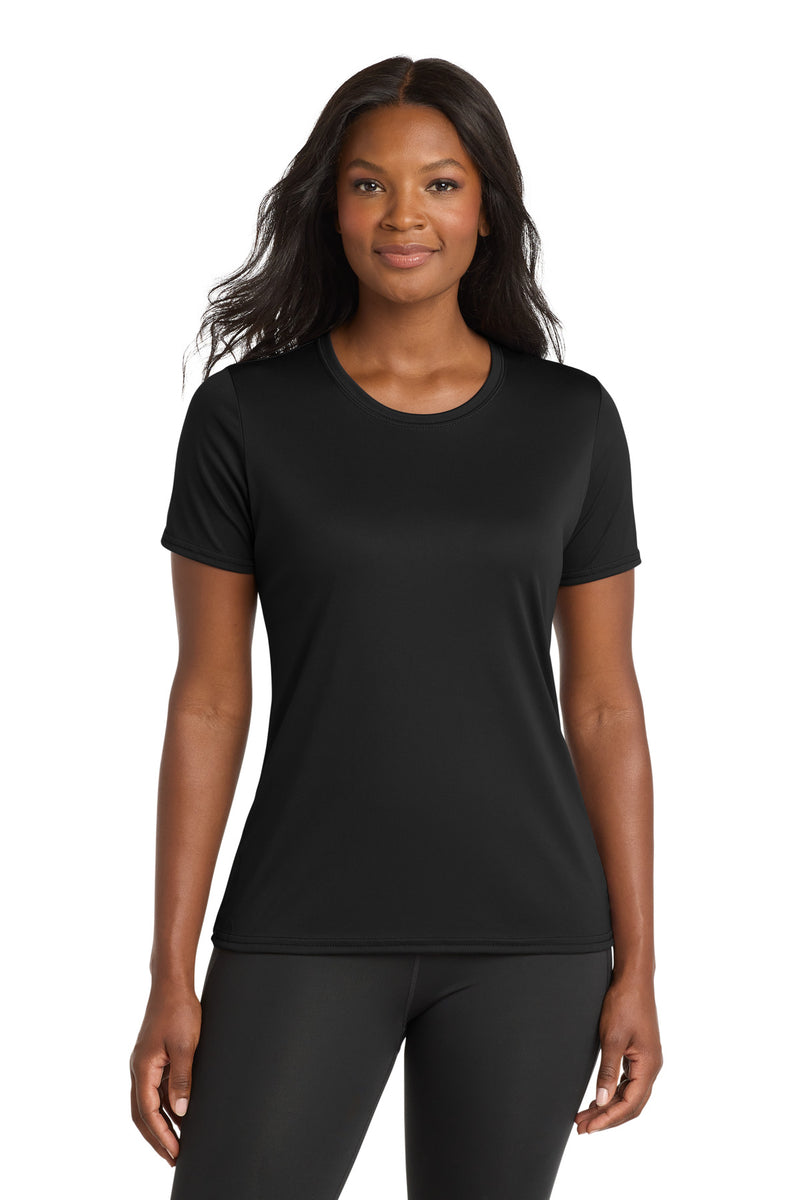 Port & Co Women's Performance Tee - Jet Black