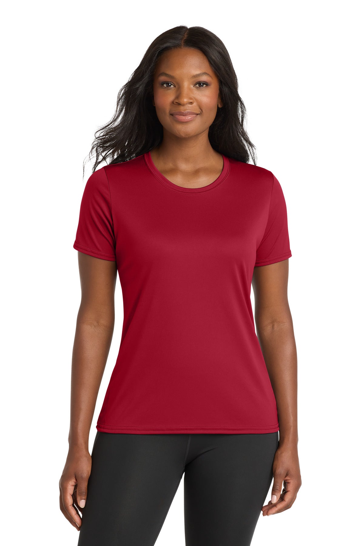 Port & Co Women's Performance Tee - Red