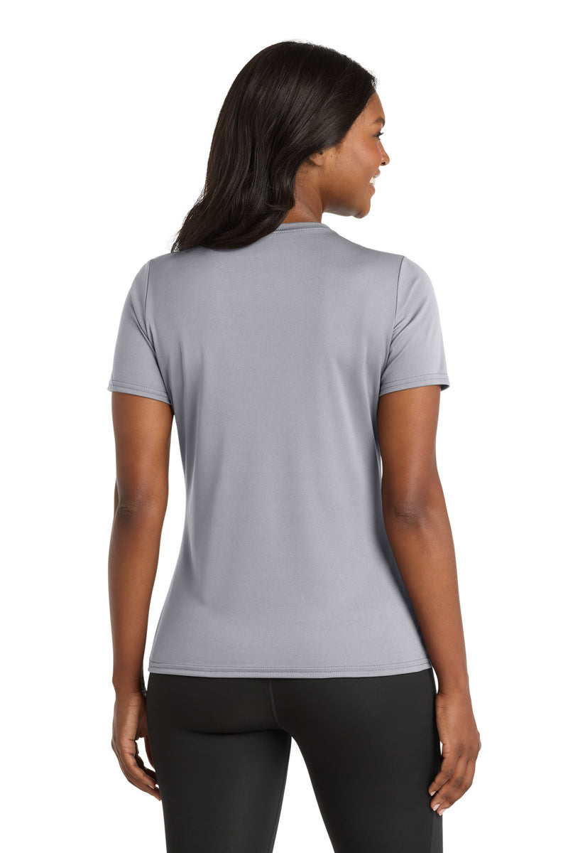 Port & Co Women's Performance Tee - Silver