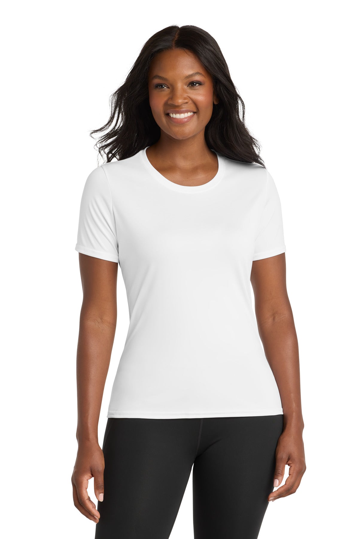Port & Co Women's Performance Tee - White