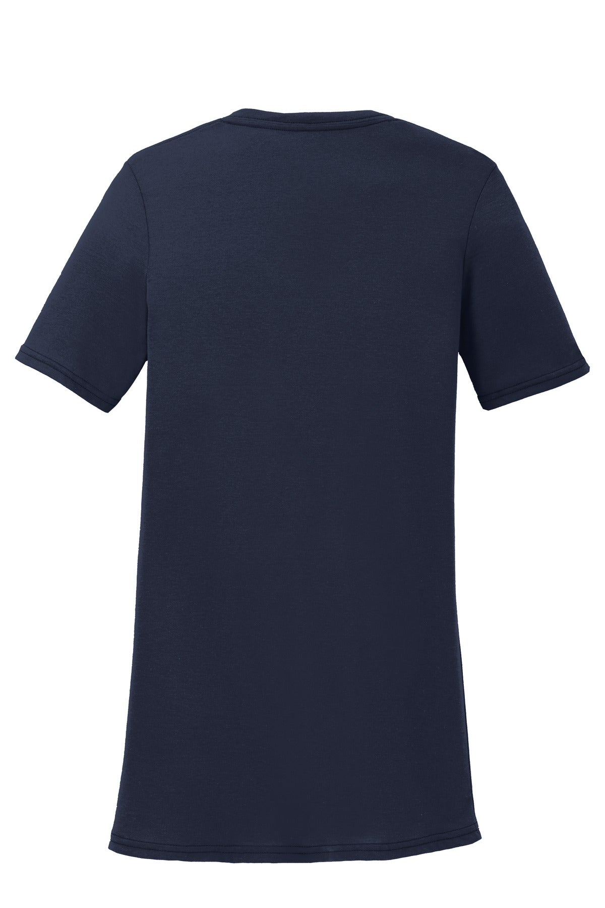 Port & Co Women's Performance Blend V-Neck Tee - Deep Navy