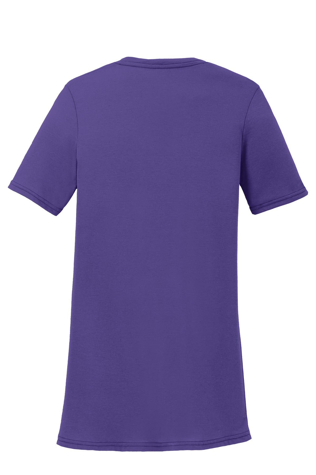 Port & Co Women's Performance Blend V-Neck Tee - Purple
