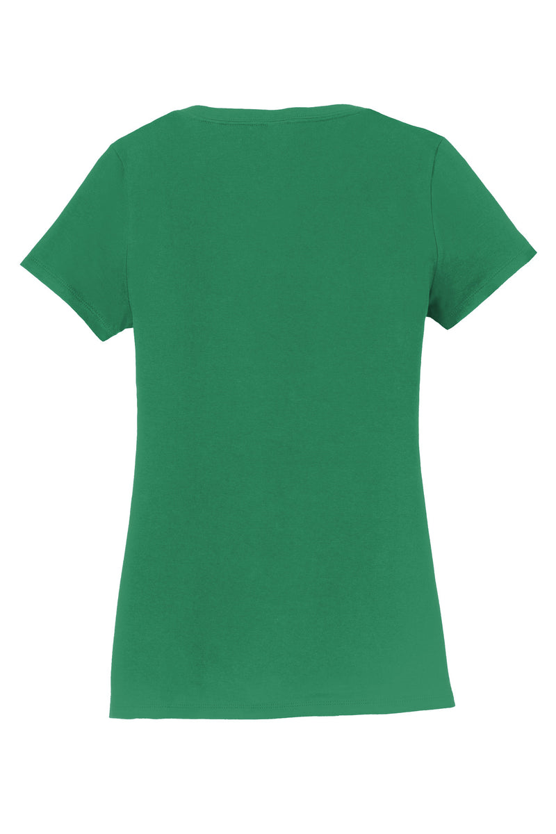 Port & Co Women's Fan Favorite V-Neck Tee - Athletic Kelly