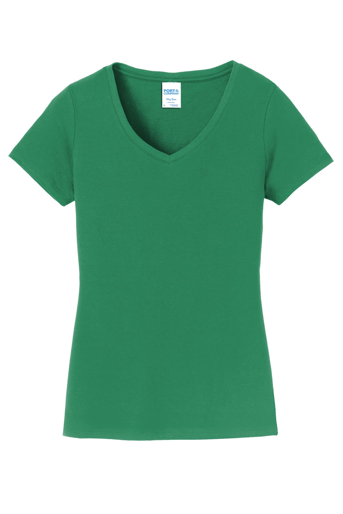 Port & Co Women's Fan Favorite V-Neck Tee - Athletic Kelly