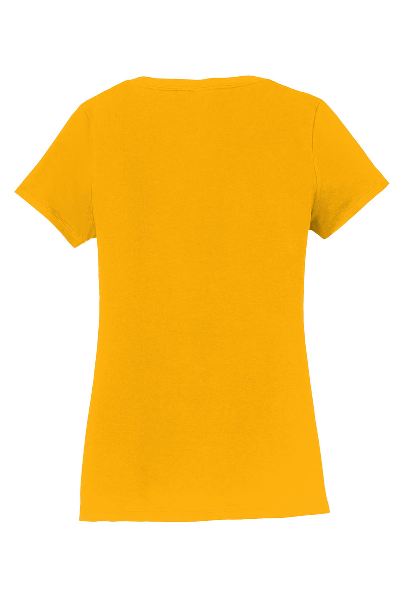 Port & Co Women's Fan Favorite V-Neck Tee - Bright Gold