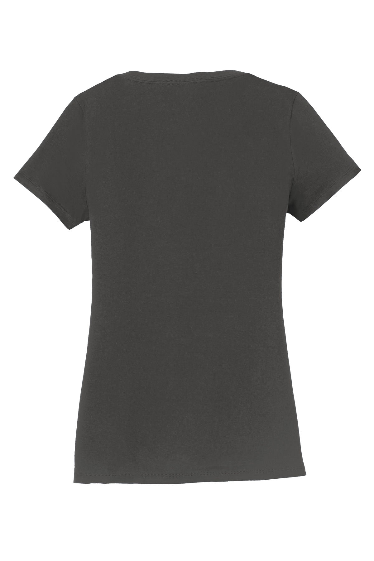 Port & Co Women's Fan Favorite V-Neck Tee - Charcoal