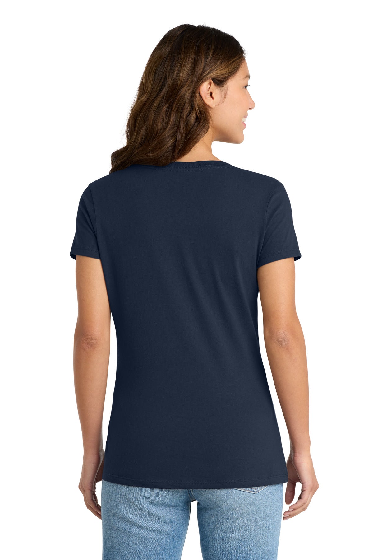 Port & Co Women's Fan Favorite V-Neck Tee - Deep Navy