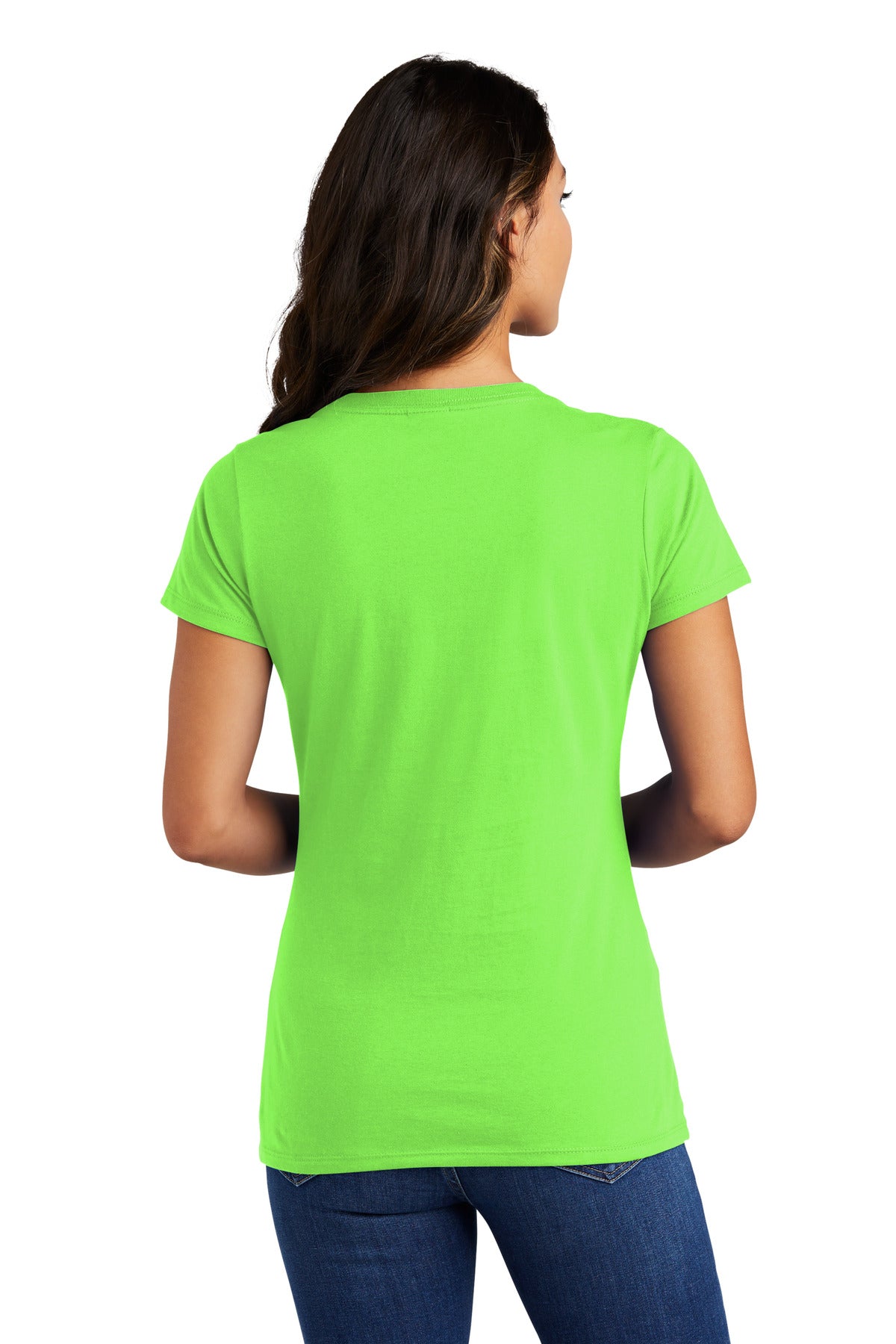 Port & Co Women's Fan Favorite V-Neck Tee - Flash Green