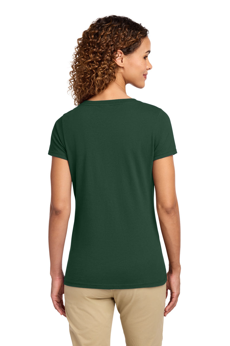 Port & Co Women's Fan Favorite V-Neck Tee - Forest Green
