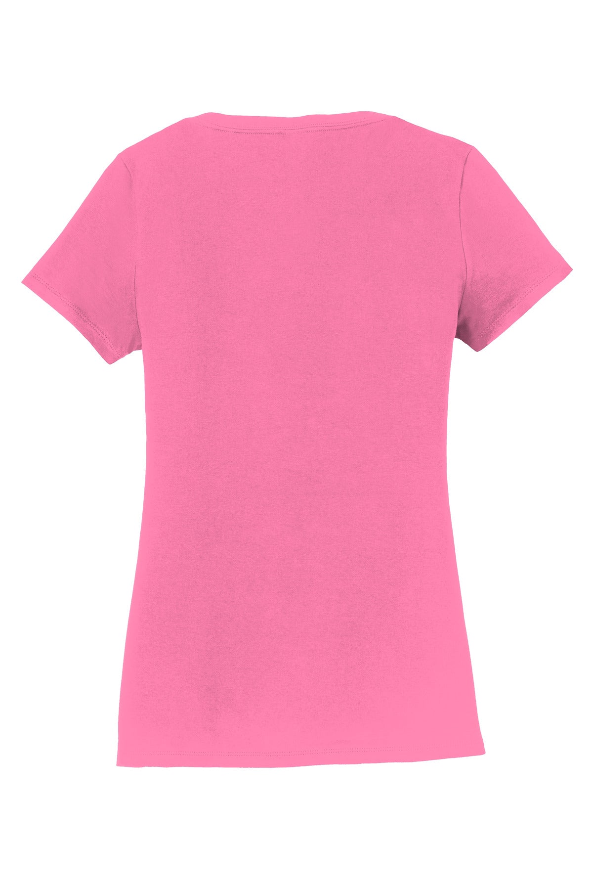 Port & Co Women's Fan Favorite V-Neck Tee - New Pink