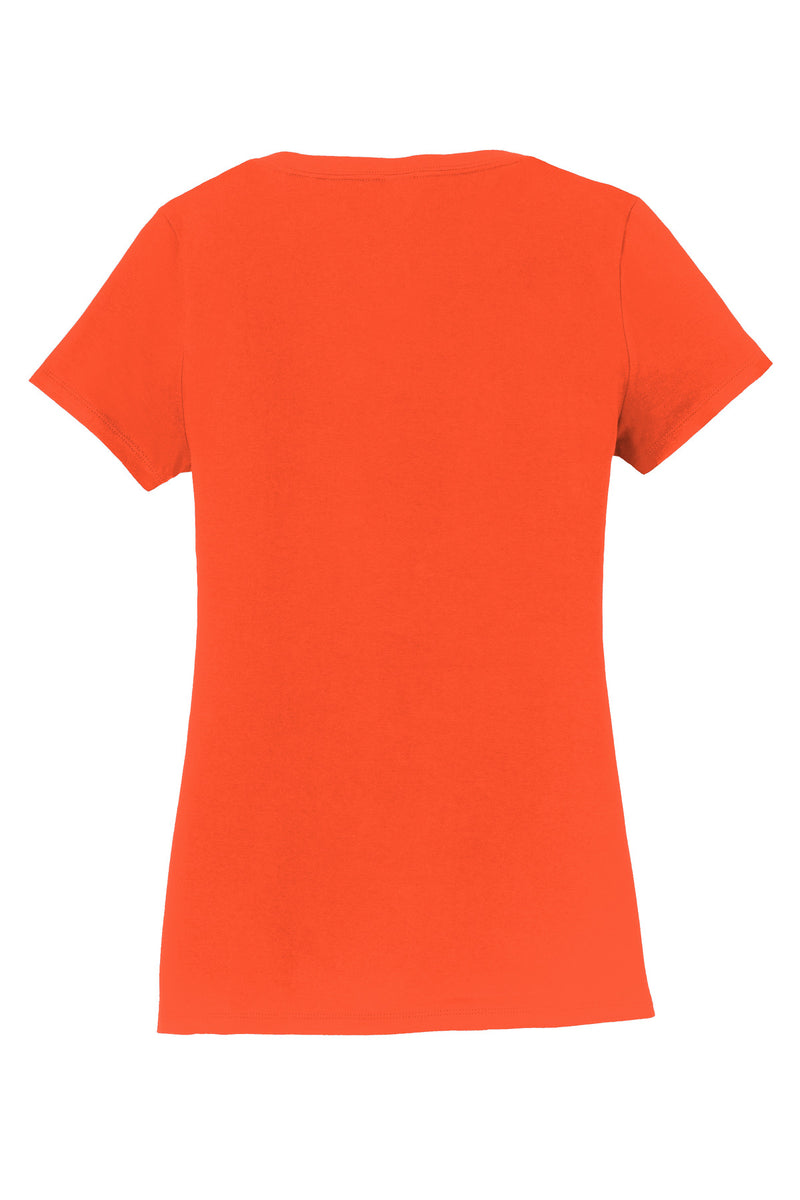 Port & Co Women's Fan Favorite V-Neck Tee - Orange