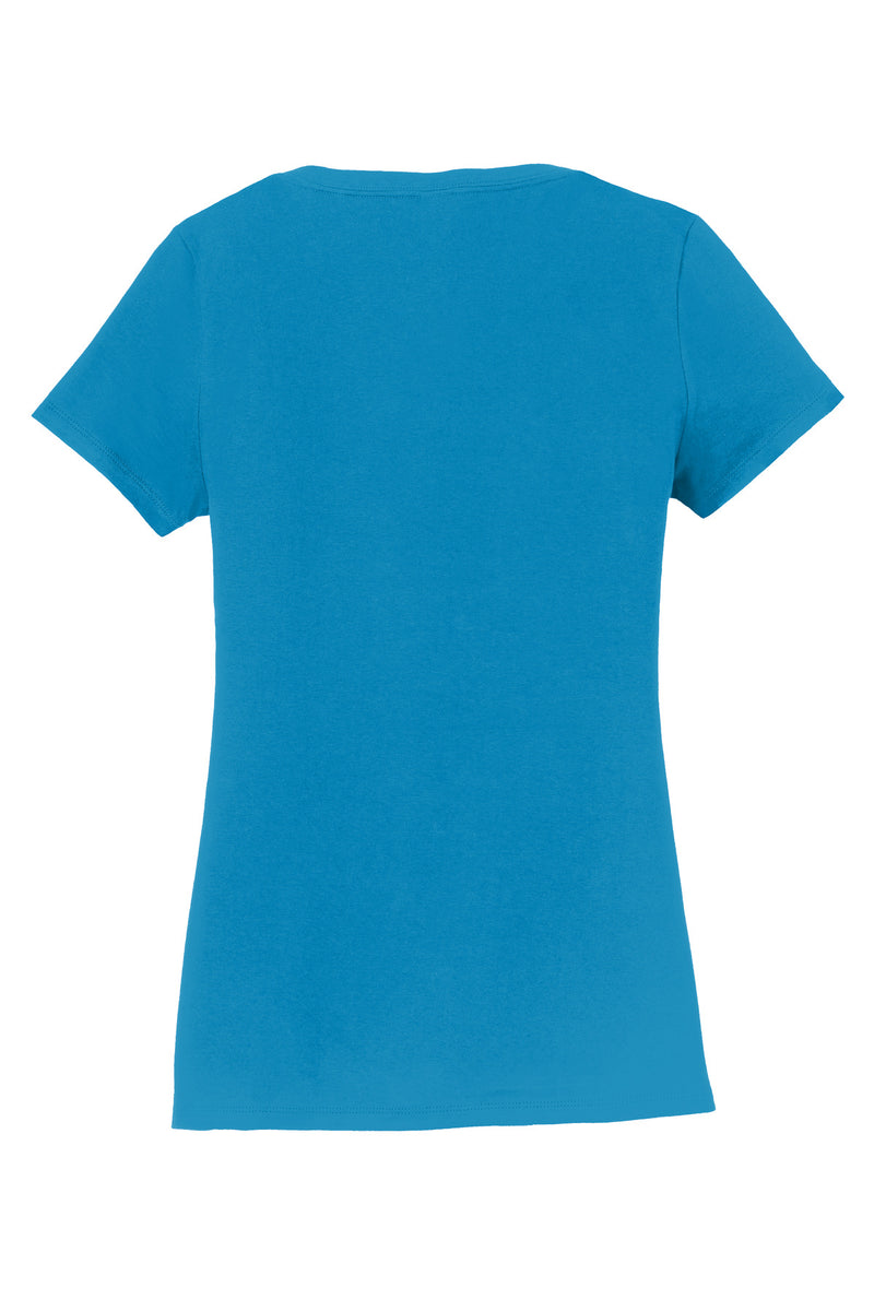 Port & Co Women's Fan Favorite V-Neck Tee - Sapphire