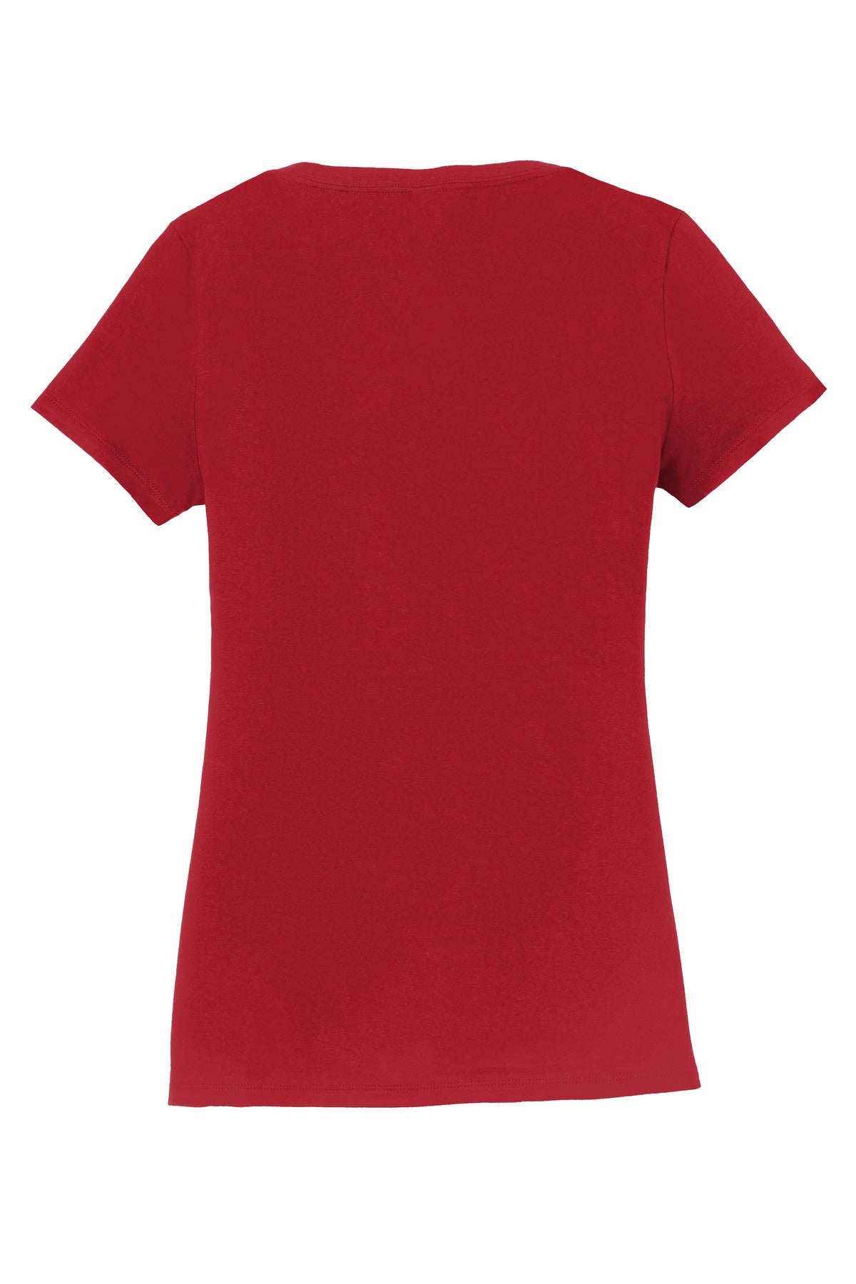 Port & Co Women's Fan Favorite V-Neck Tee - Team Cardinal