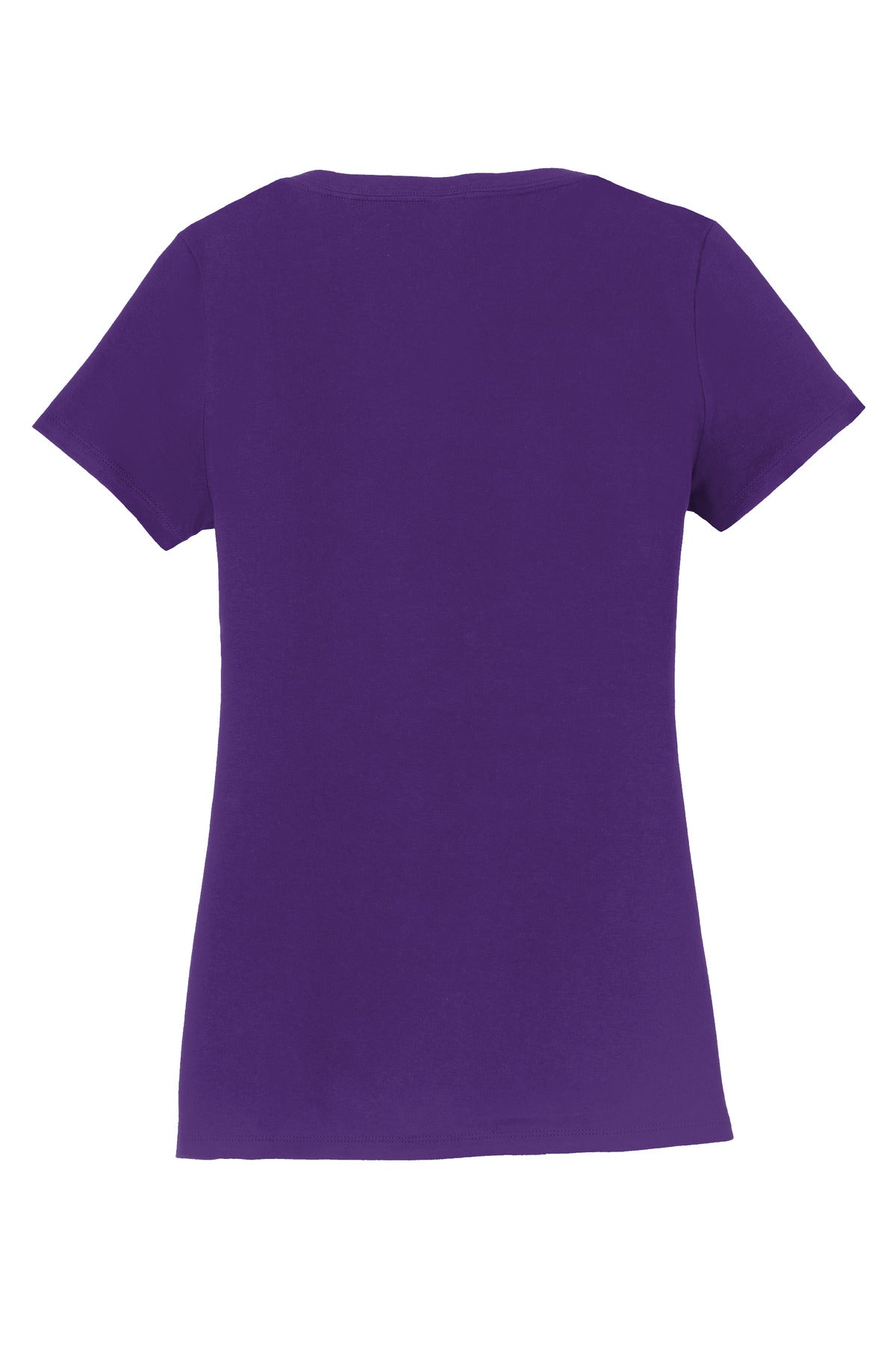 Port & Co Women's Fan Favorite V-Neck Tee - Team Purple