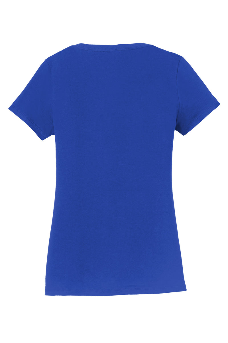 Port & Co Women's Fan Favorite V-Neck Tee - True Royal