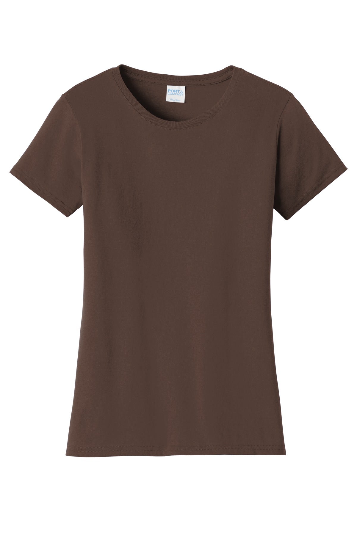 Port & Co Women's Fan Favorite Tee - Dark Chocolate Brown