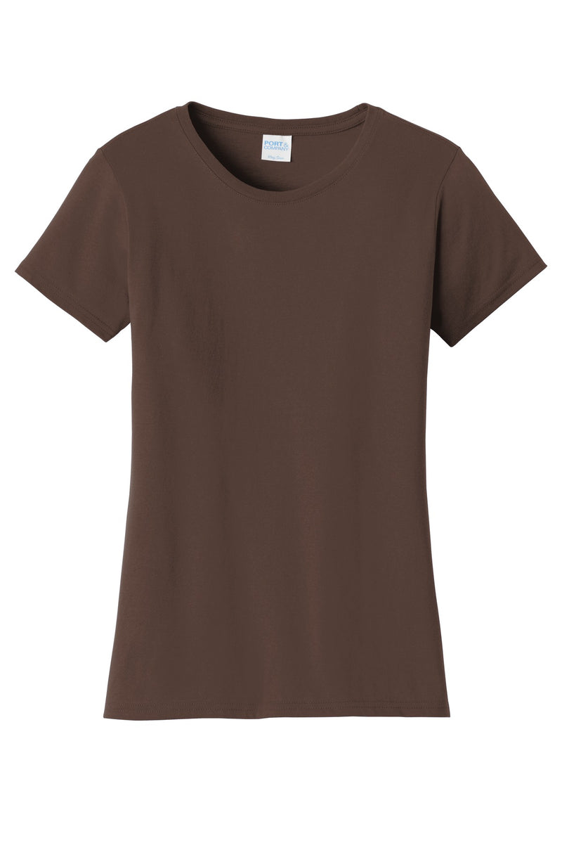 Port & Co Women's Fan Favorite Tee - Dark Chocolate Brown