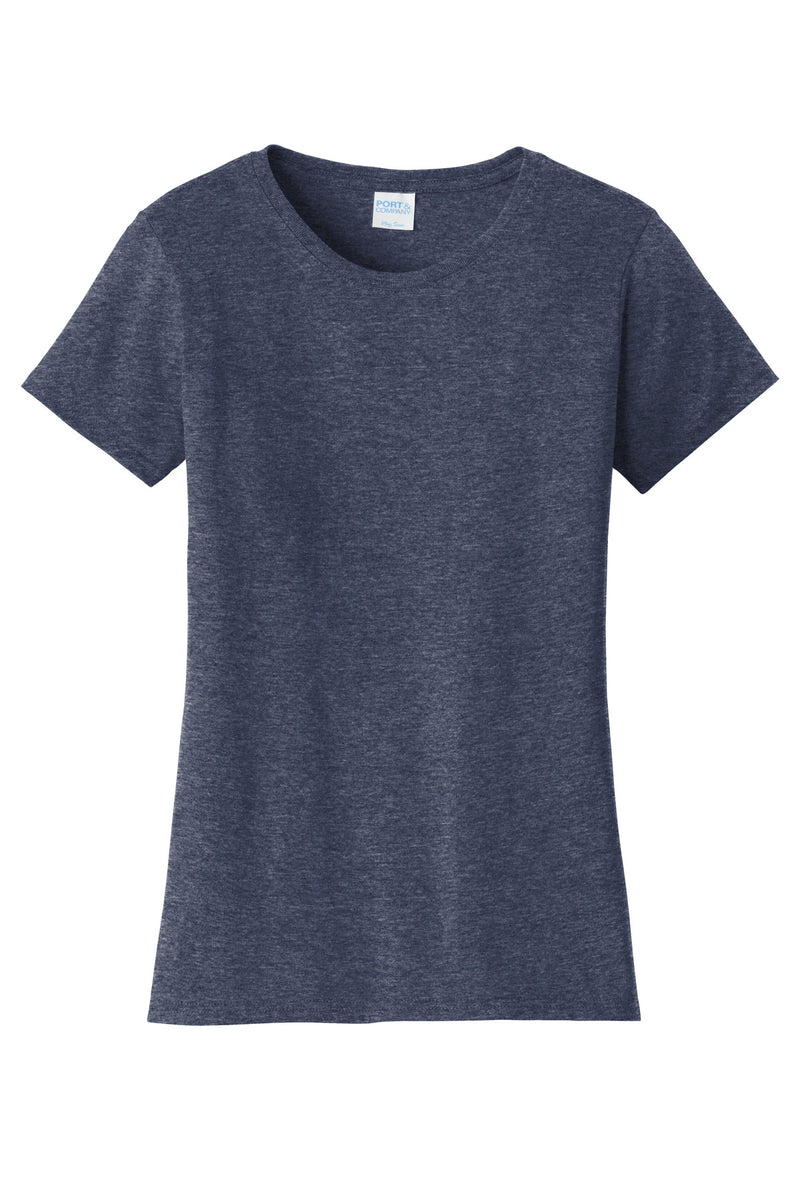 Port & Co Women's Fan Favorite Tee - Heather Navy