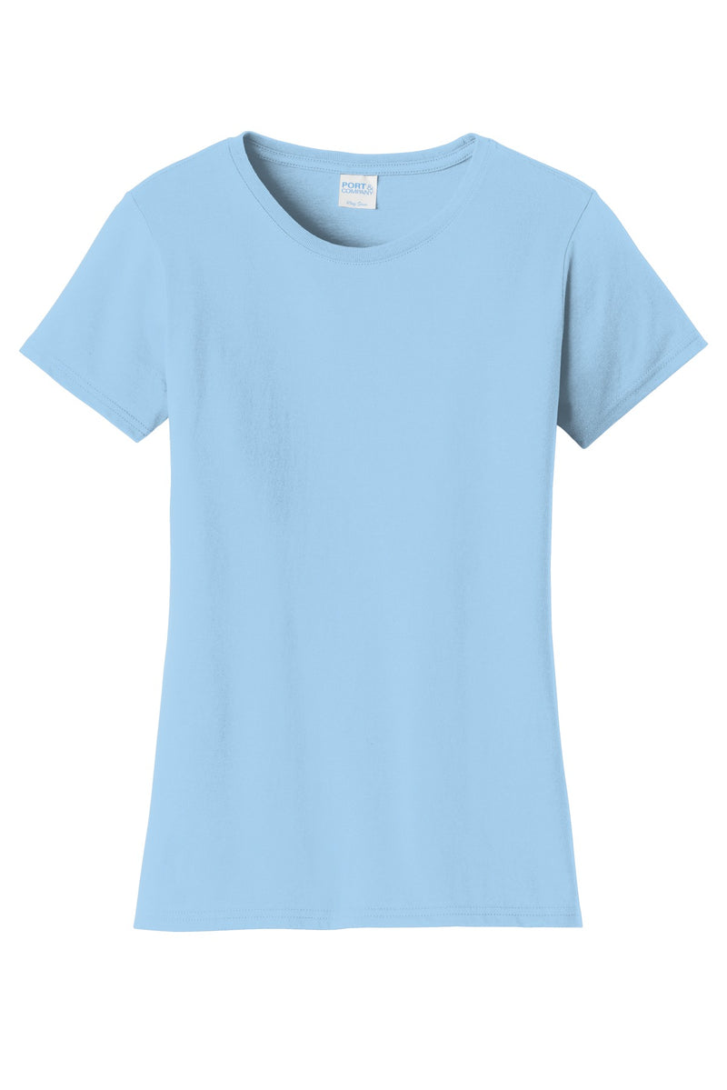 Port & Co Women's Fan Favorite Tee - Light Blue