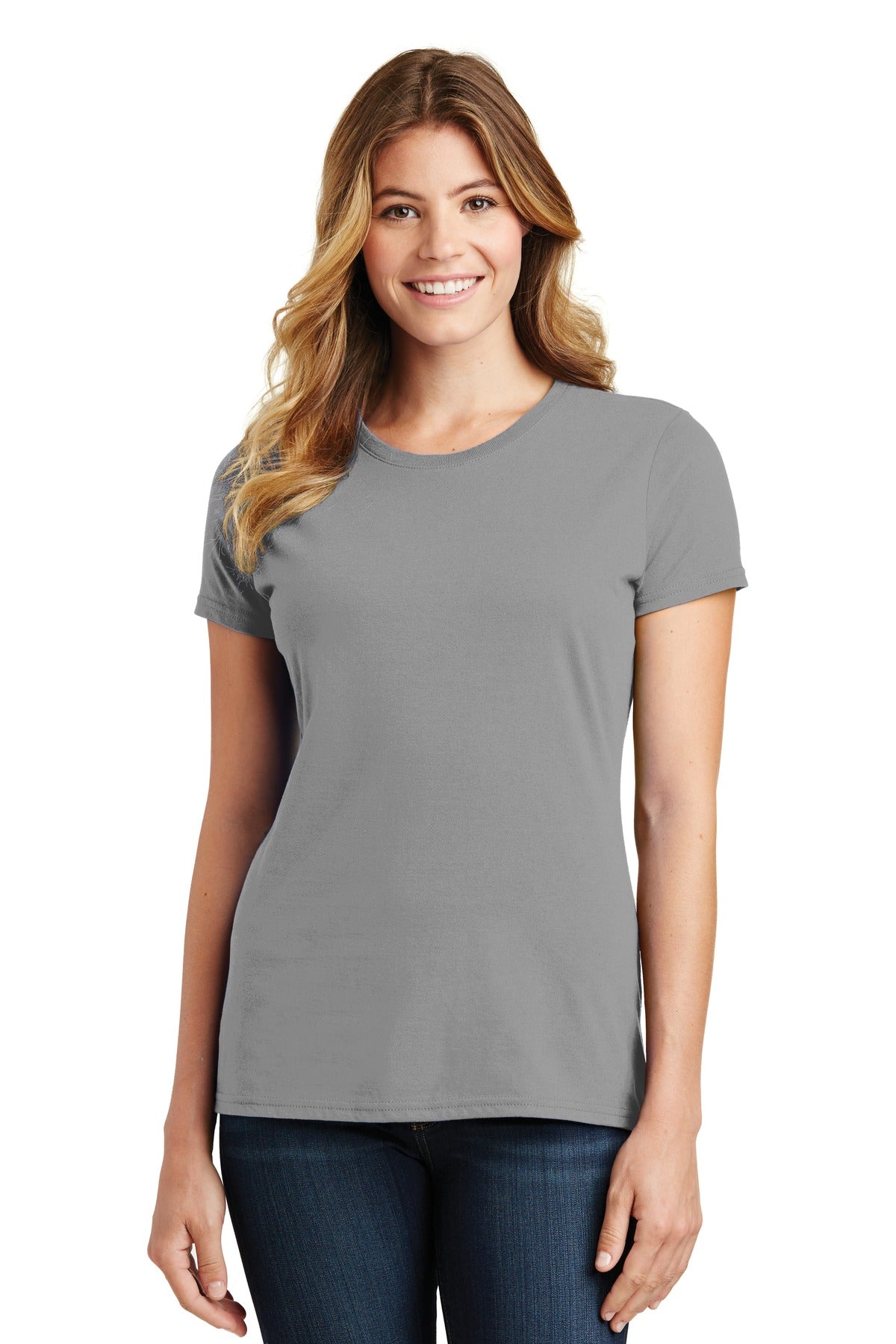 Port & Co Women's Fan Favorite Tee - Medium Grey