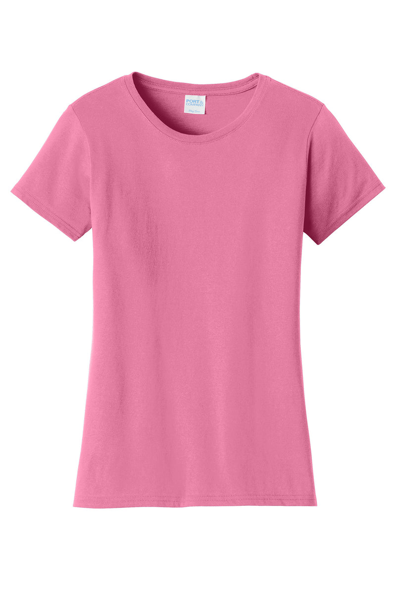 Port & Co Women's Fan Favorite Tee - New Pink