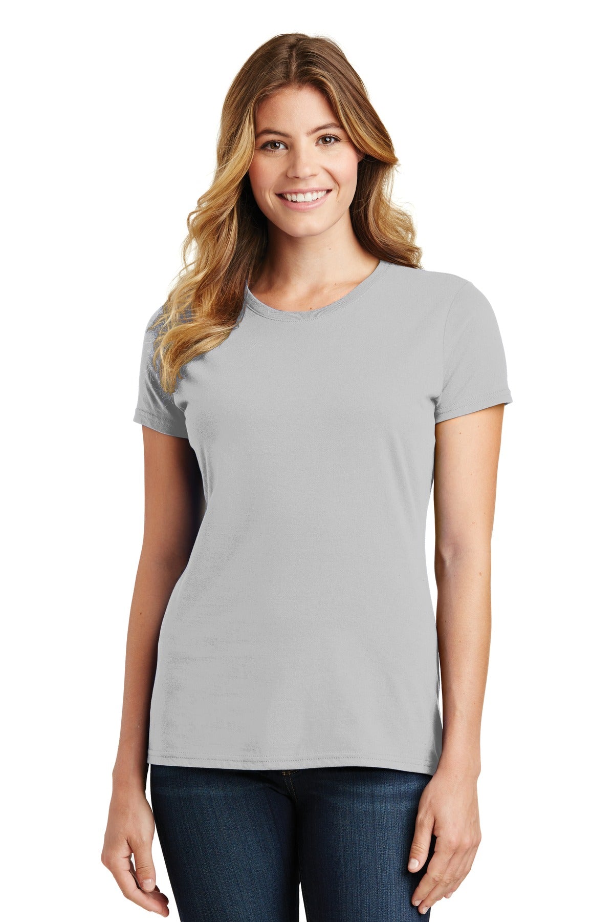 Port & Co Women's Fan Favorite Tee - Silver