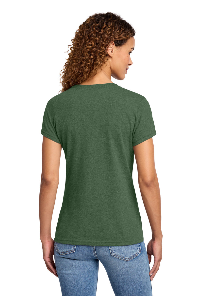 Port & Co Women's Fan Favorite Blend V-Neck Tee - Forest Green Heather