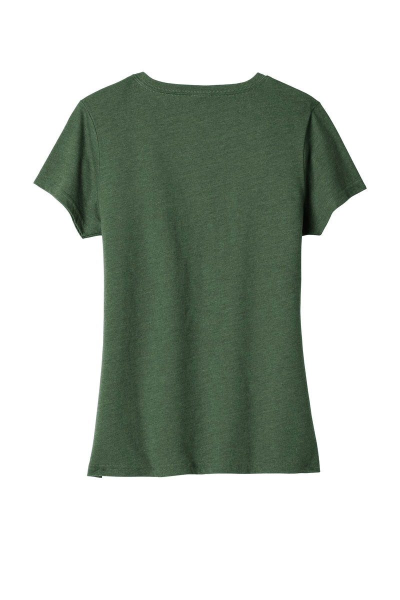 Port & Co Women's Fan Favorite Blend V-Neck Tee - Forest Green Heather