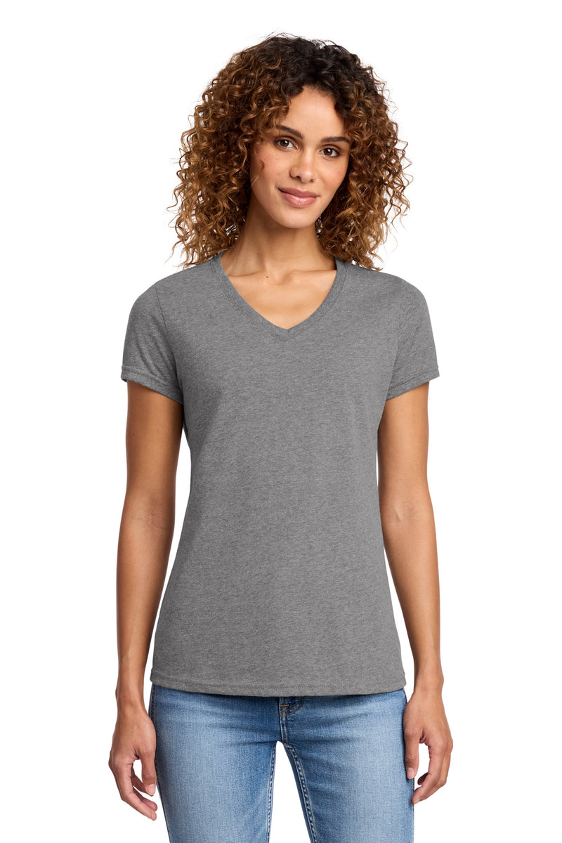 Port & Co Women's Fan Favorite Blend V-Neck Tee - Graphite Heather
