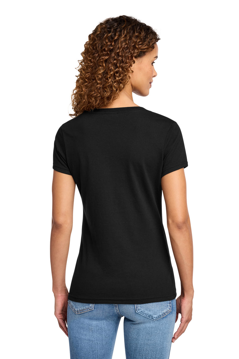 Port & Co Women's Fan Favorite Blend V-Neck Tee - Jet Black