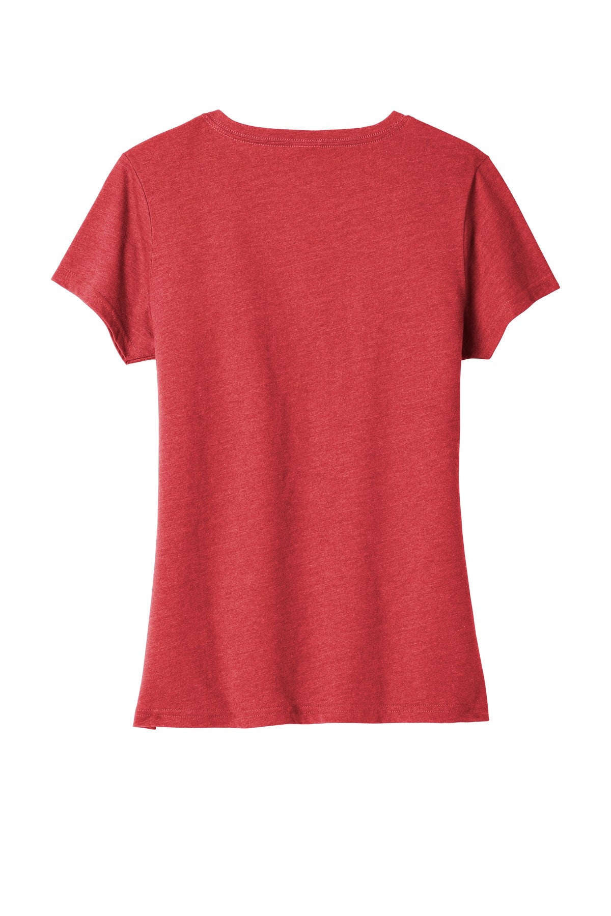 Port & Co Women's Fan Favorite Blend V-Neck Tee - Team Cardinal Heather