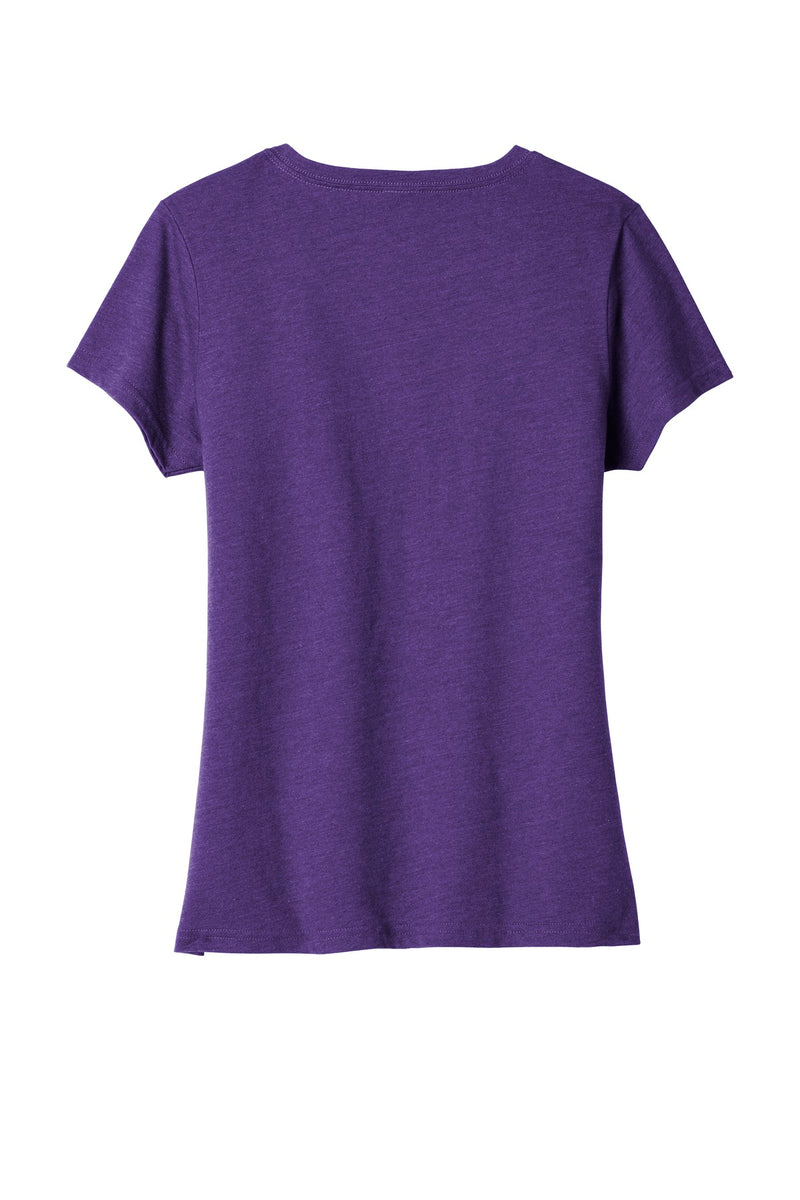 Port & Co Women's Fan Favorite Blend V-Neck Tee - Team Purple Heather