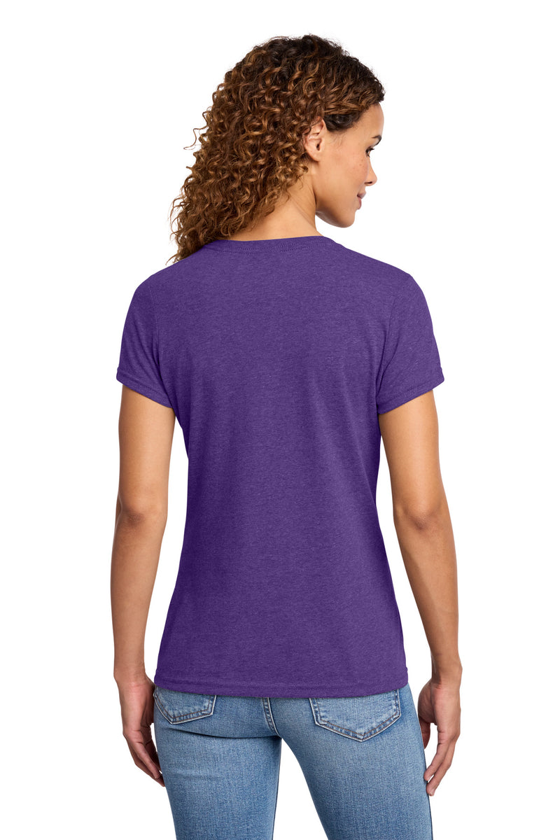 Port & Co Women's Fan Favorite Blend V-Neck Tee - Team Purple Heather