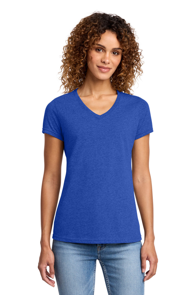 Port & Co Women's Fan Favorite Blend V-Neck Tee - True Royal Heather