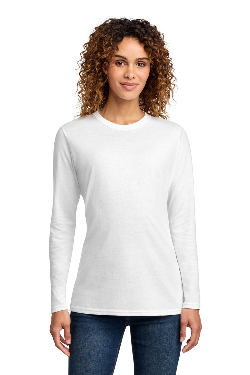 Genesis Church Petoskey · Port & Co Women's Long Sleeve Core Cotton Tee (White)