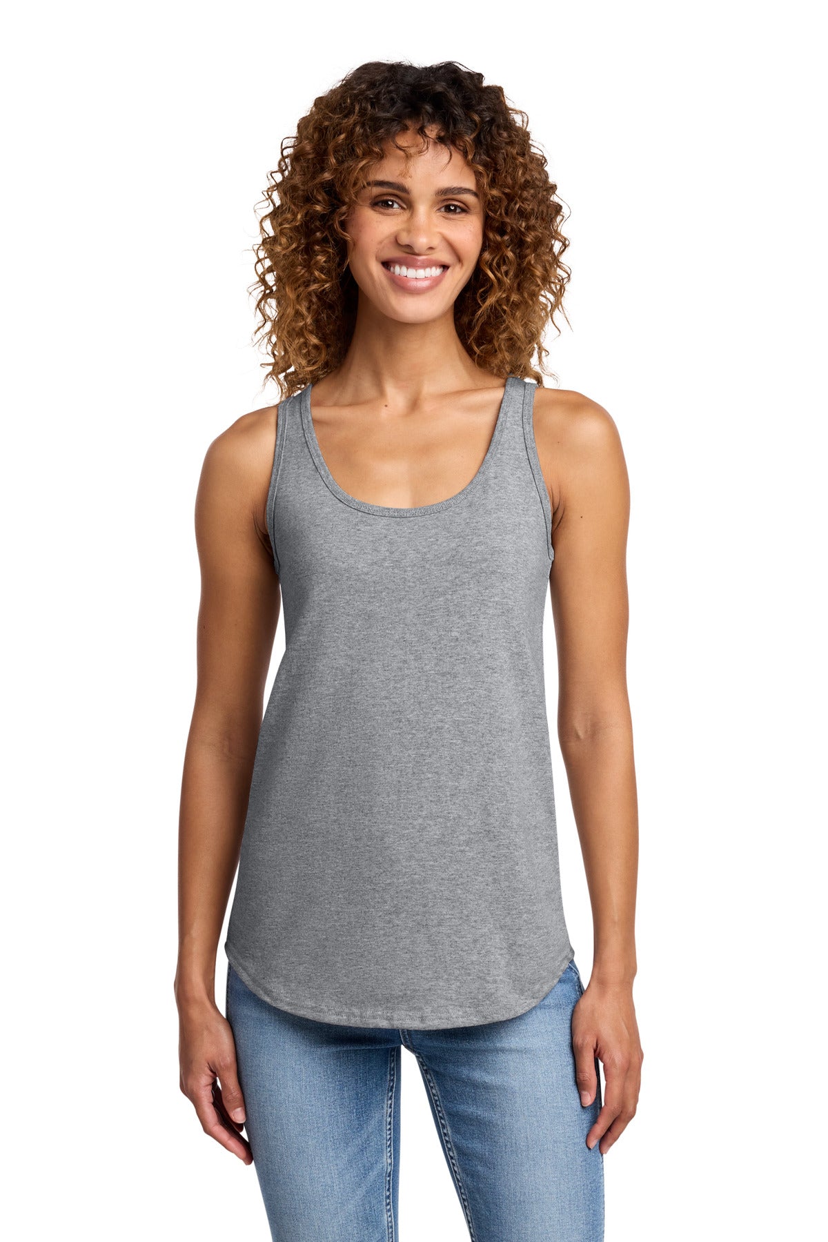 Port & Co Women's Core Cotton Tank Top - Athletic Heather