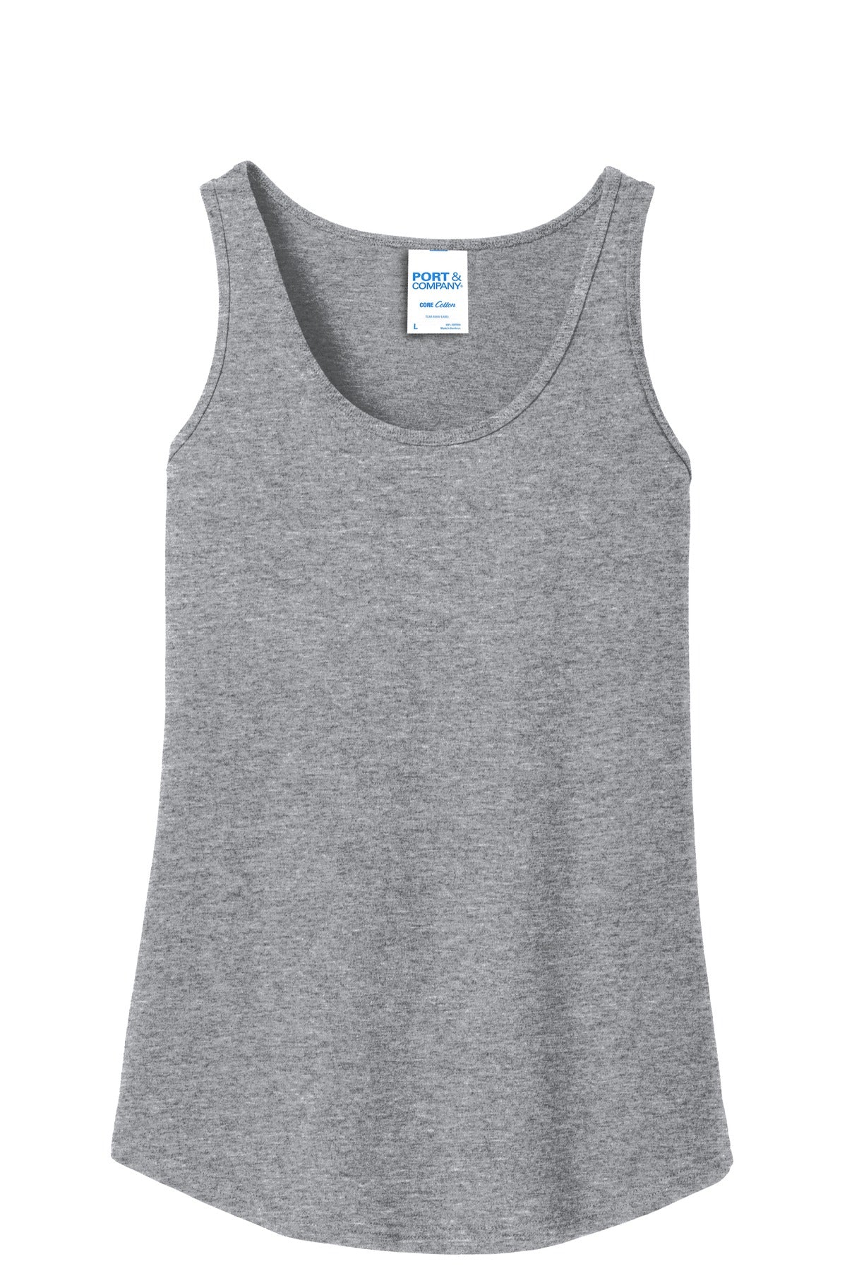 Port & Co Women's Core Cotton Tank Top - Athletic Heather