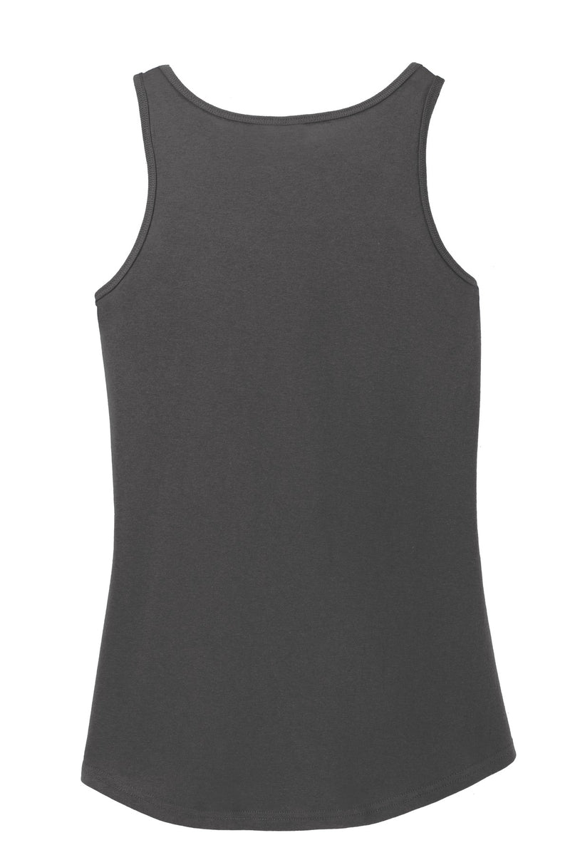 Port & Co Women's Core Cotton Tank Top - Charcoal