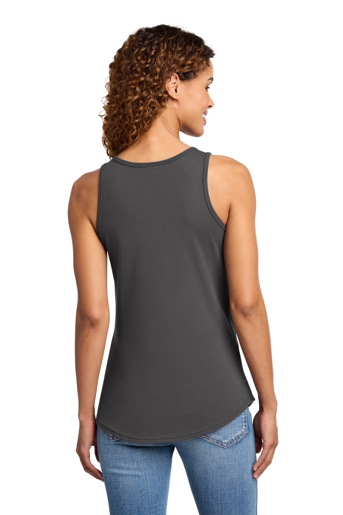 Port & Co Women's Core Cotton Tank Top - Charcoal