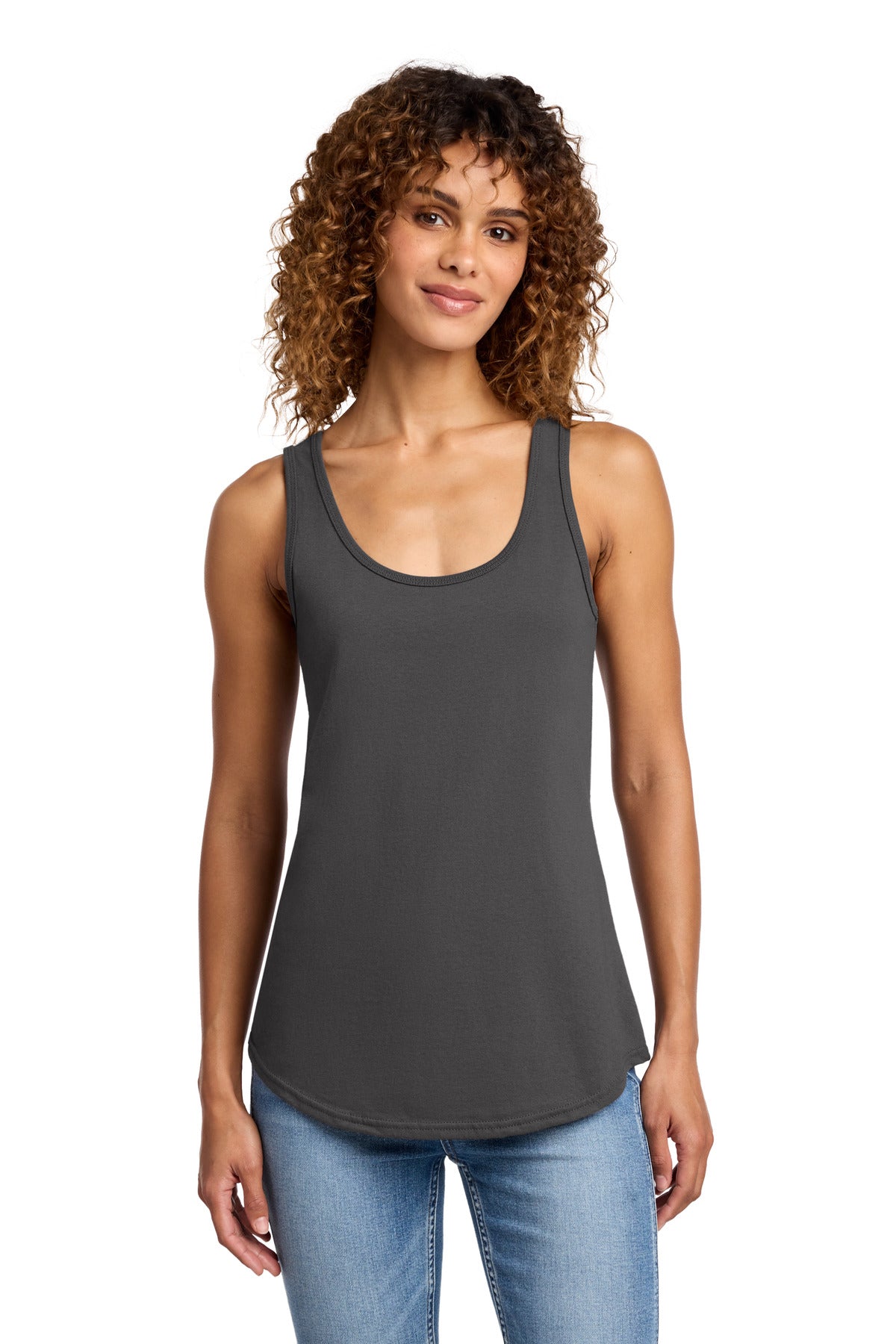 Port & Co Women's Core Cotton Tank Top - Charcoal
