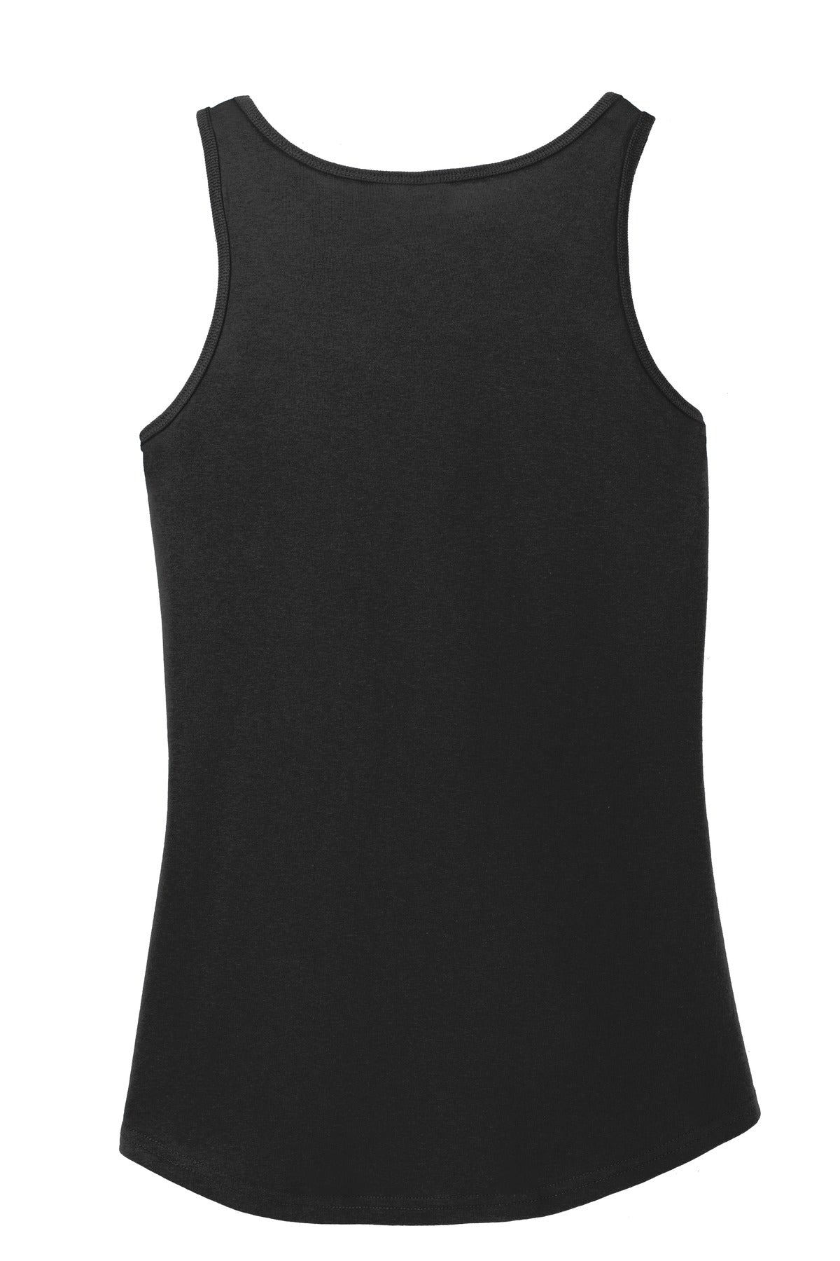 Port & Co Women's Core Cotton Tank Top - Jet Black