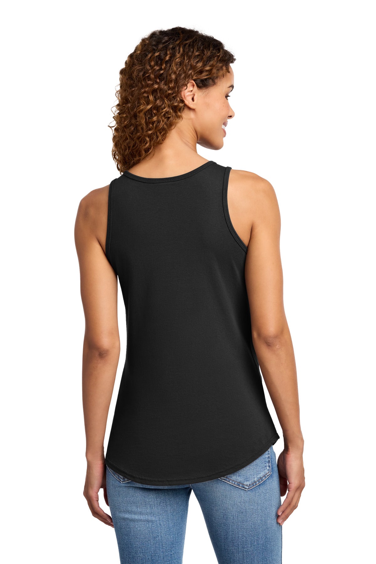 Port & Co Women's Core Cotton Tank Top - Jet Black