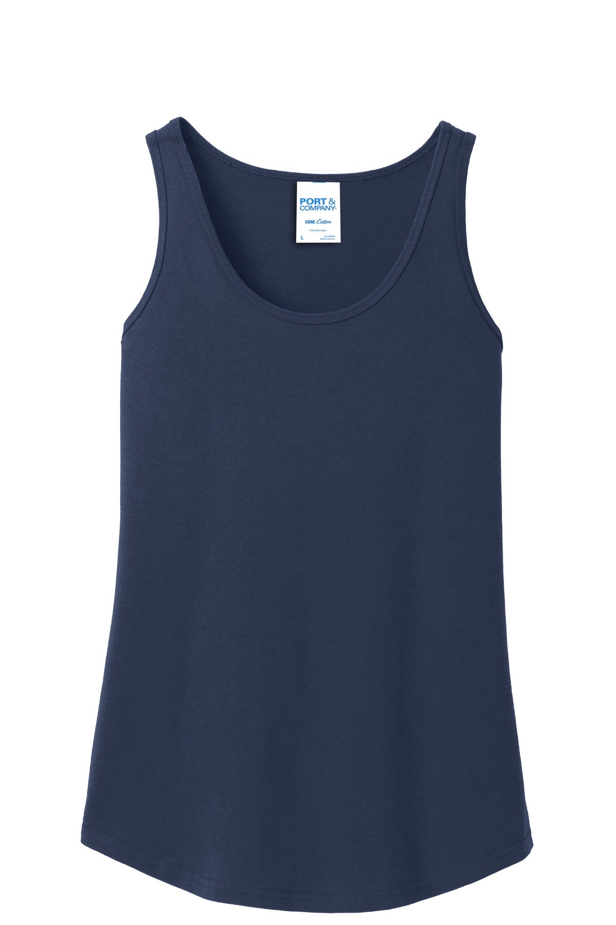 Port & Co Women's Core Cotton Tank Top - Navy
