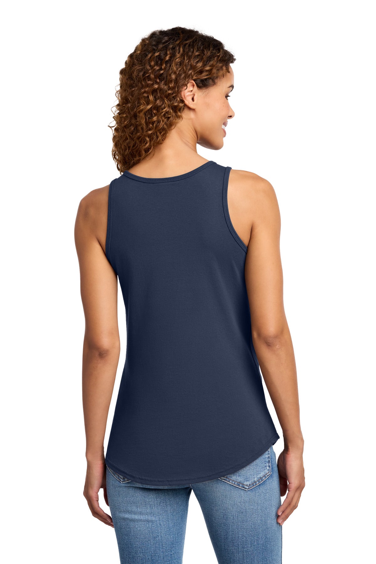 Port & Co Women's Core Cotton Tank Top - Navy