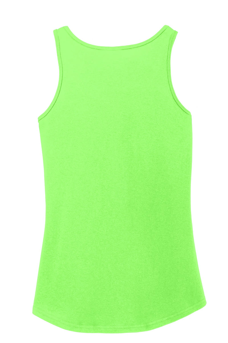 Port & Co Women's Core Cotton Tank Top - Neon Green