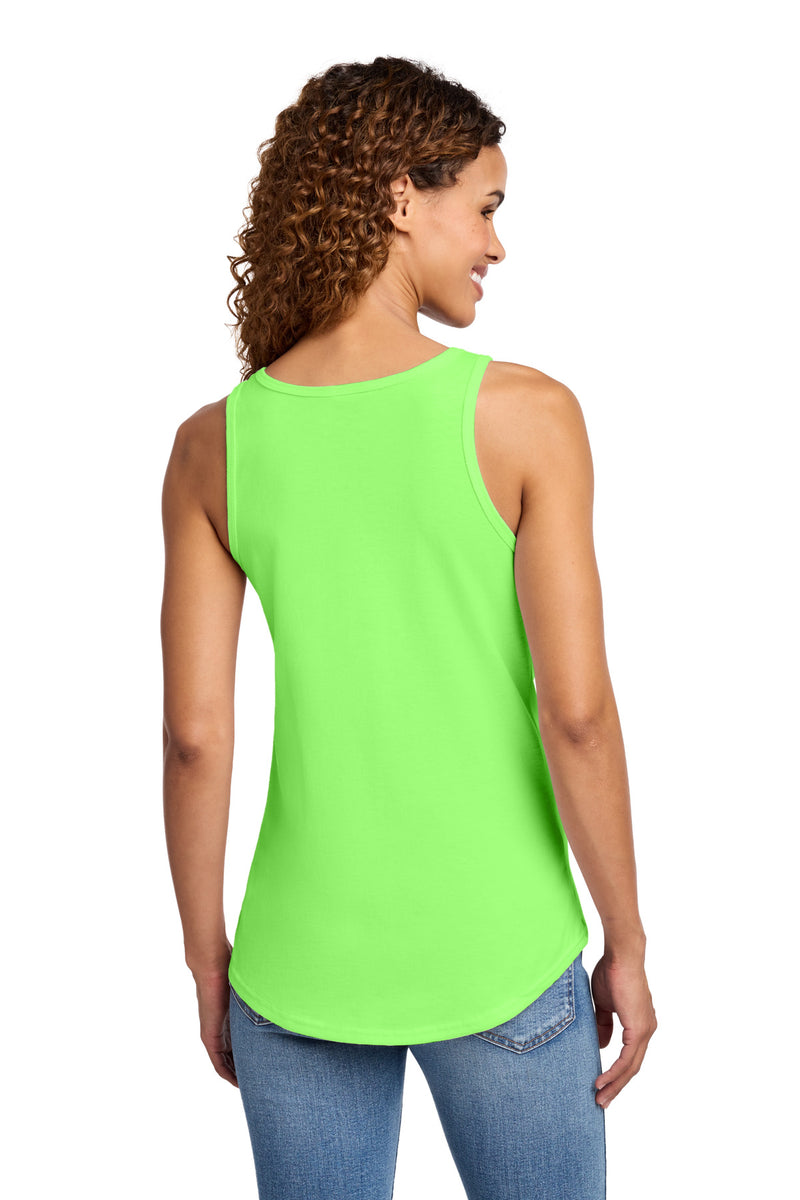 Port & Co Women's Core Cotton Tank Top - Neon Green
